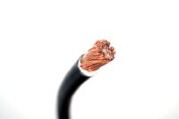 1 metre 35mm siyah bakır akü kablosu