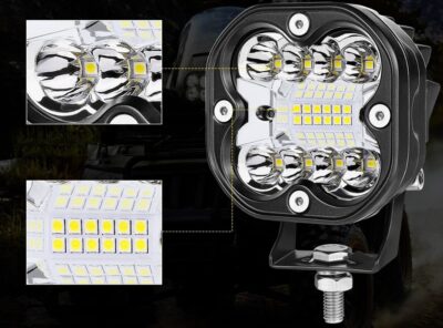 12 LED 36W su geçirmez off-road çalışma lambası