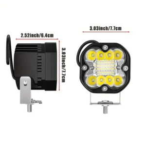 12 LED 36W su geçirmez off-road far, güçlü aydınlatma