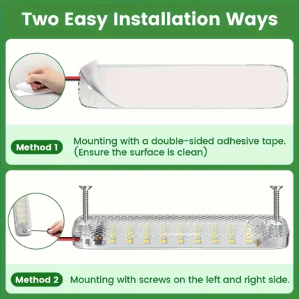 12V LED karavan iç aydınlatması, anahtarlı