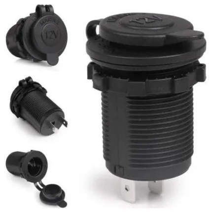 12V vidalı araç çakmaklık soketi, güvenli ve şık