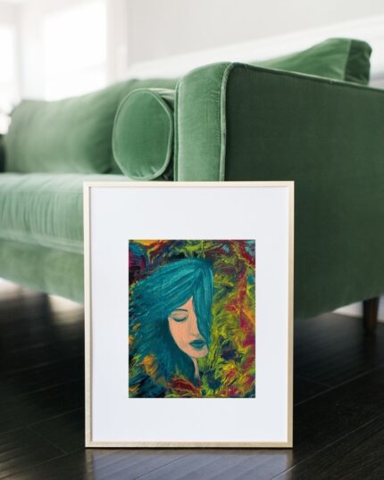 20x20 cm el yapımı yağlı boya tablo