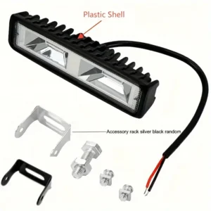 48W 16 LED köşeli off-road çalışma lambası, 12-24V