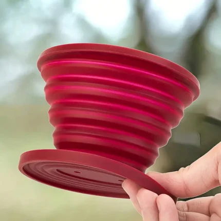 Silikon kahve filtresi, tekrar kullanılabilir, çevre dostu