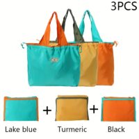 Büyük Boy Katlanabilir Alışveriş ve Pazar Çantası - Görsel 8