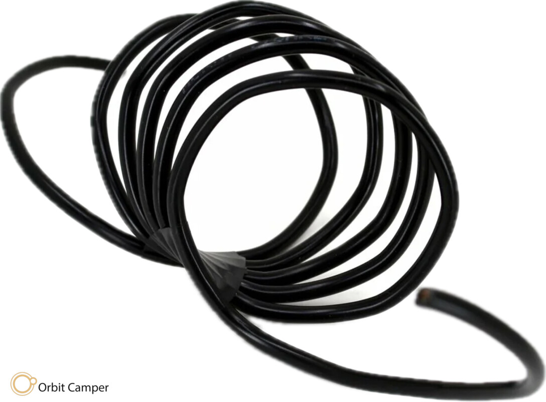 3mm² Kalaylı Bakır Marine Kablo (1 Metre) 3mm² siyah bakır kablo, kalaylı, marine, tek damarlı