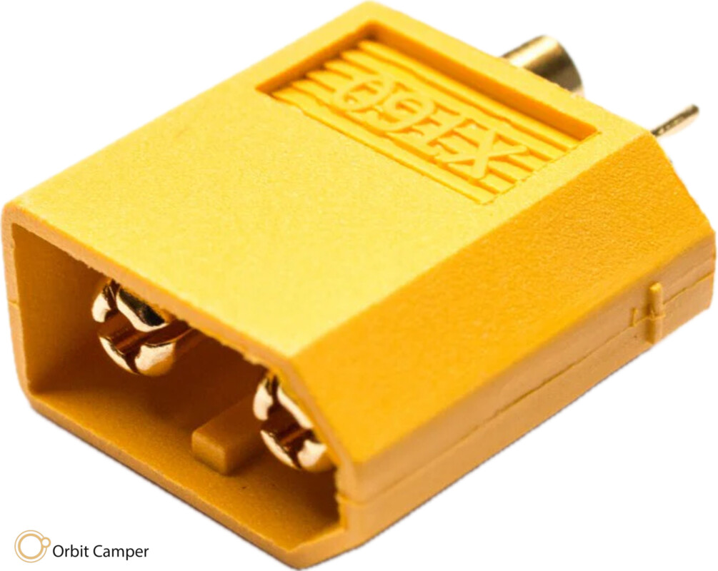 XT60 Erkek Soket - Güçlü ve Güvenilir Bağlantı XT60 erkek konektörü, güçlü ve güvenilir bağlantı.