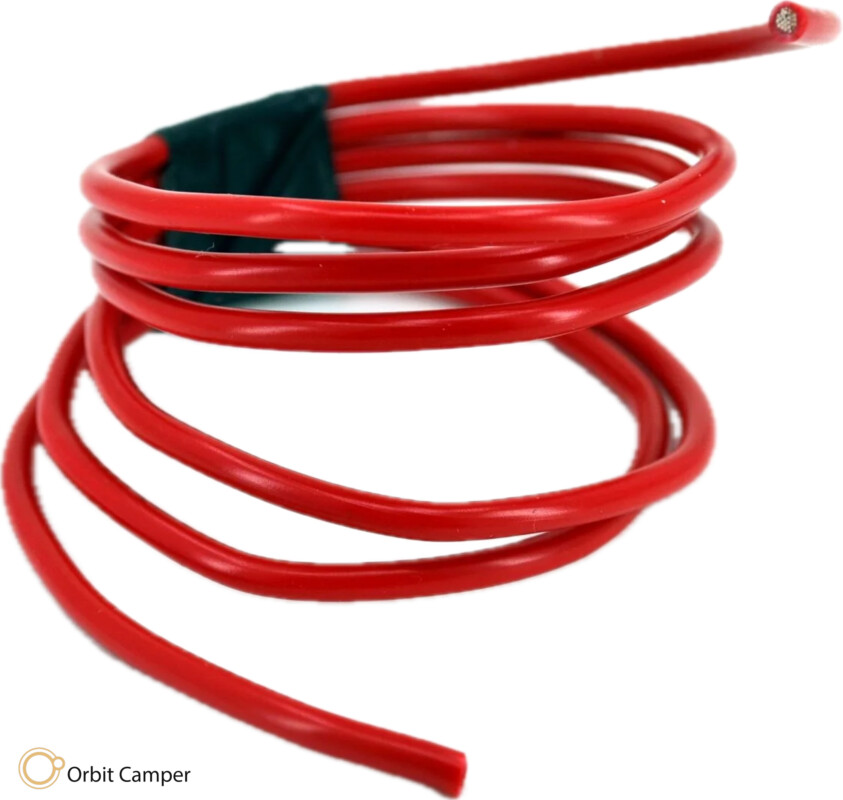 2mm² kırmızı bakır kablo, kalaylı, denizcilik uygulamaları için