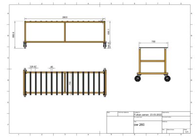 Orbit Kaynakçı Masası ow260 - Görsel 3