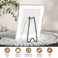 Ahşap fotoğraf çerçeve tutucu, masaüstü veya duvar için.