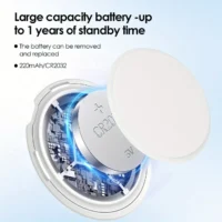 Apple ile uyumlu akıllı etiket, anahtarlık kılıfı dahil.