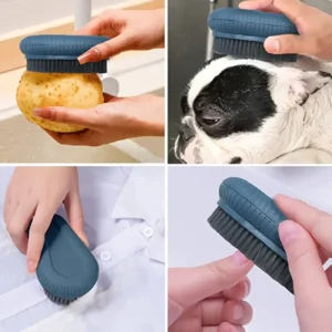 Yumuşak kıllı, ergonomik el temizleme fırçası