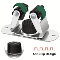 Duvara monte paslanmaz çelik mop ve süpürge tutucu