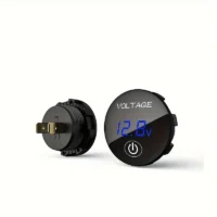 Hassas dijital voltmetre, araç ve elektronik projeler için ideal.