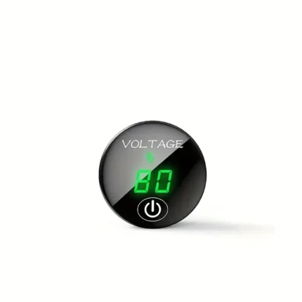 Hassas dijital voltmetre, araç ve elektronik projeler için ideal.