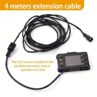 4 metre uzunluğunda dizel ısıtıcı kontrol ünitesi uzatma kablosu