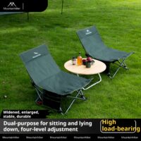 Yere Yakın Sırt Ayarlı Kamp Sandalyesi - Görsel 3