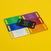 Kayış üstü evcil hayvan kimlik etiketi, güvenli taşıma