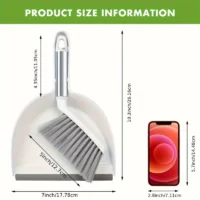 İçe geçmeli tasarımıyla yerden tasarruf sağlayan faraş seti.