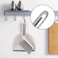 İçe geçmeli tasarımıyla yerden tasarruf sağlayan faraş seti.