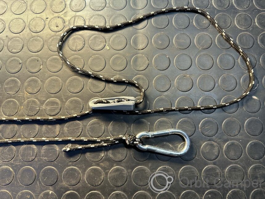 Dayanıklı gergi ipi, çeşitli kullanımlar için ideal.