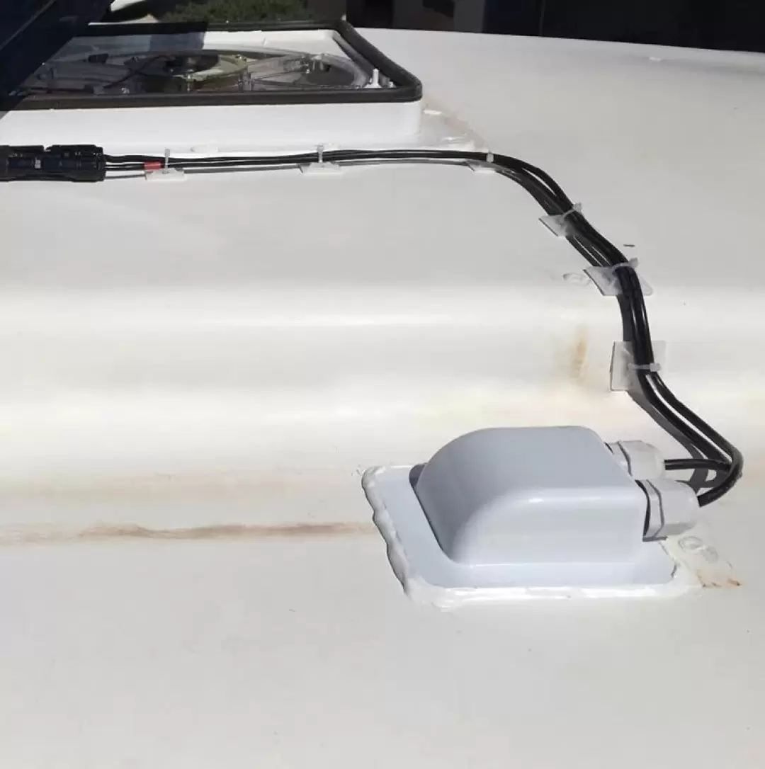 Güneş paneli kablo giriş tavan bağlantısı, UV dayanıklı ABS