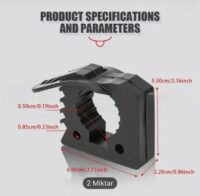Dayanıklı kauçuk kelepçe, 30-36 mm çaplı ürünler için ideal.
