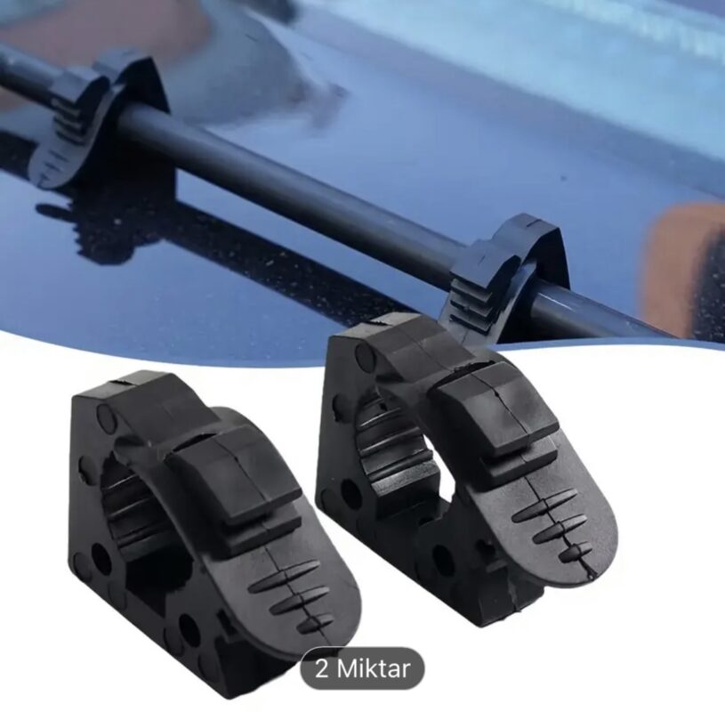 Kauçuk Kelepçe (2'li Paket) Dayanıklı kauçuk kelepçe, 30-36 mm çaplı ürünleri sabitler.
