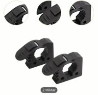 Dayanıklı kauçuk kelepçe, 30-36 mm çaplı ürünler için ideal.