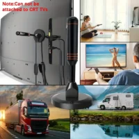 Yükselticili karasal yayın karavan TV anteni