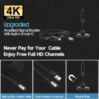 Yükselticili karasal yayın karavan TV anteni