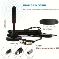 Yükselticili karasal yayın karavan TV anteni