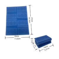 Taşınabilir katlanır oturma pedi, kamp, piknik ve seyahat için ideal.