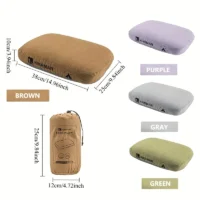 Rahat ve destekleyici memory foam kamp yastığı