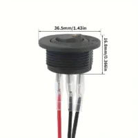 Panel üstü açma kapama düğmesi, elektronik projeler için ideal.