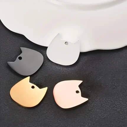 Paslanmaz çelikten dayanıklı evcil hayvan künyesi