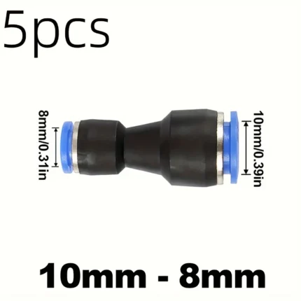 10mm'den 8mm'ye pnömatik hortum redüktörü adaptörü