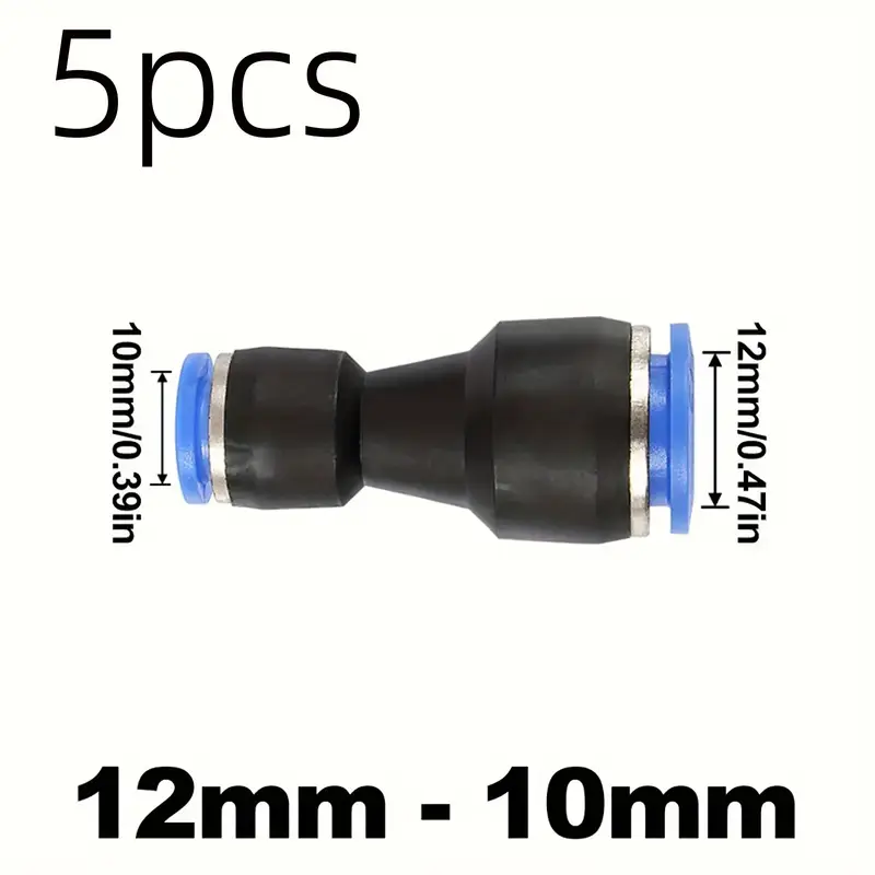 10mm pnömatik yükseltici, 10-12mm hortum bağlantısı