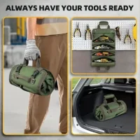 Rulo organizer çanta, eşyalarınızı düzenli saklayın.