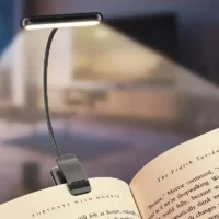Şarjlı kitap okuma lambası, göz yormayan ışık.