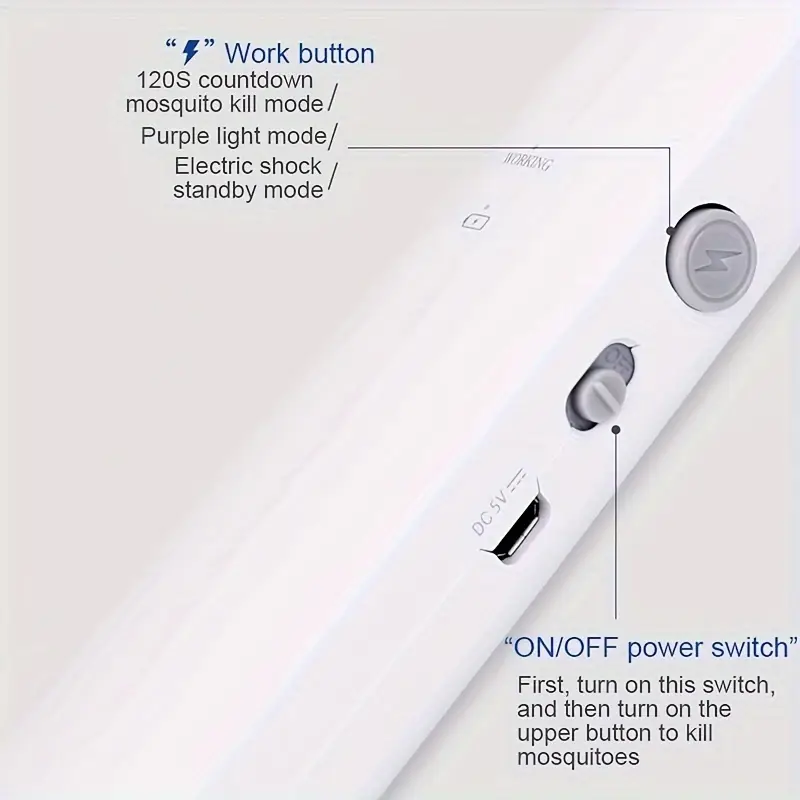 Şarjlı Sivrisinek Öldürücü Şarjlı elektrikli sivrisinek öldürücü, pratik ve etkili.