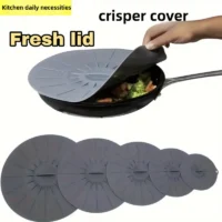 Silikon gıda kapağı, yemekleri taze tutar, farklı boyutlarda