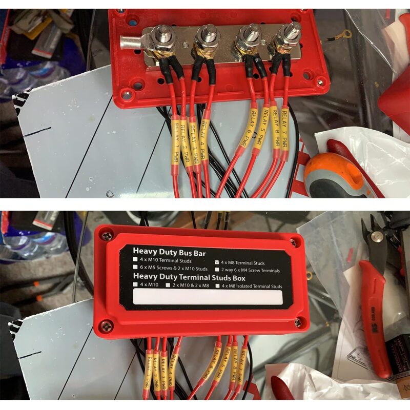 Elektrik tesisatı için terminal, bara ve eş potansiyel baralar.