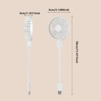 USB mini fan, taşınabilir, hafif, masaüstü soğutucu